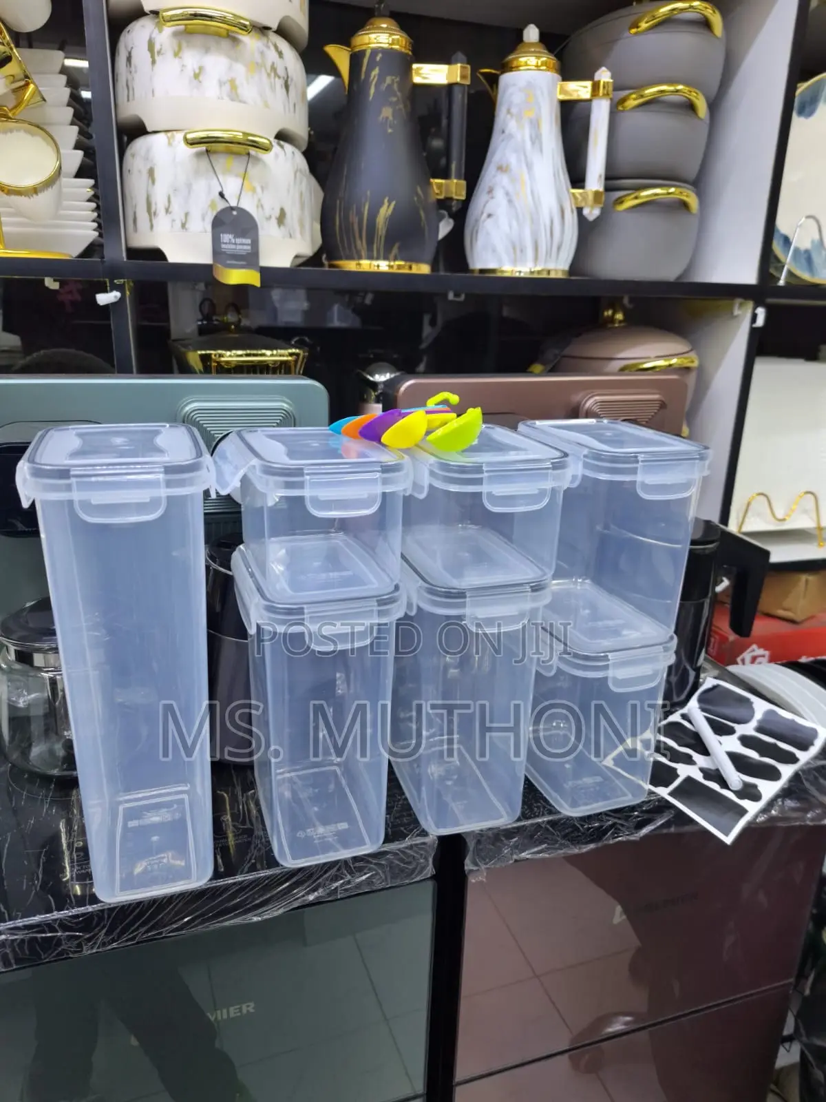 7pcs Food/Pantry Storage Containers Labels