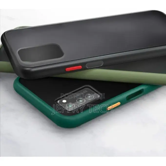 Case for Samsung A41 4G Case (Black Hard Cover)