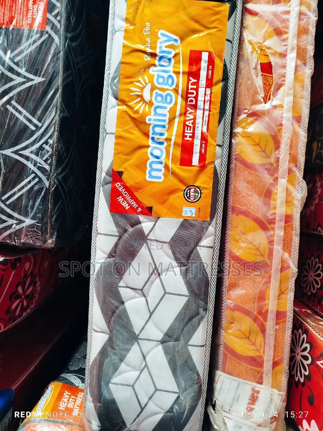 5by6 10inch HD Quilted Mattresses + Free Delivery.