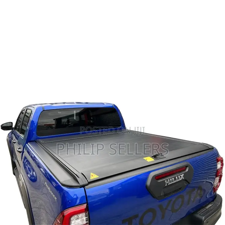 Aluminum Manual Roll Up Tonneau Cover Retractable Truck Bed