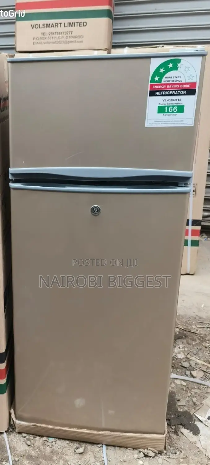 Volsmart 118litres Double Door Refrigerator