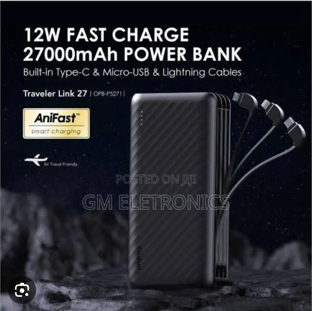 Oraimo Traveler Link 27 27000mah 12W Power Bank – OPB-P5271.