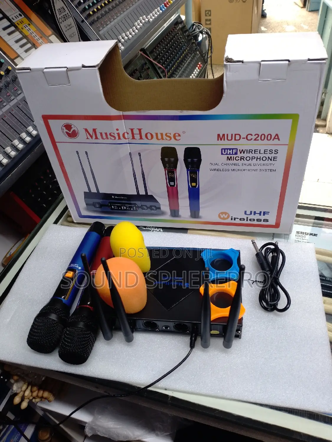 Music House 2 In1 Wireless Microphone