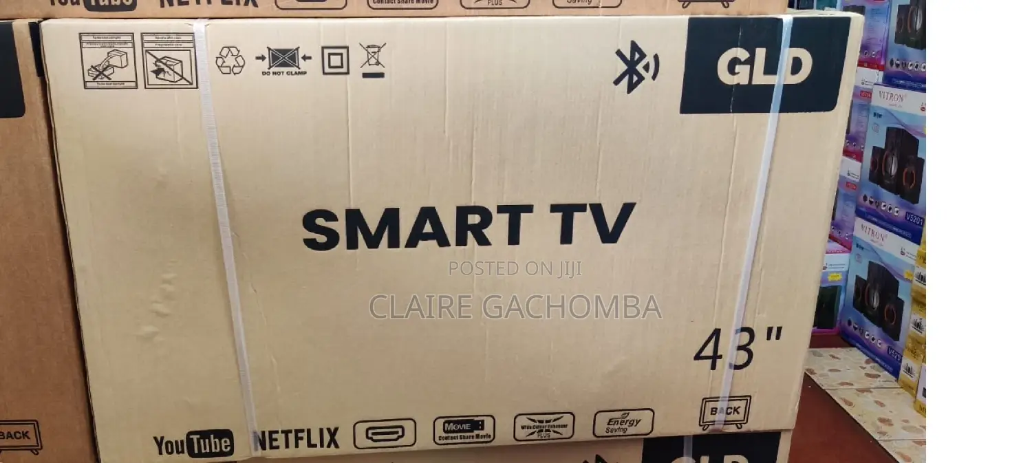 GLD 43 Inches Smart Android Flameless Tv With Bluetooth