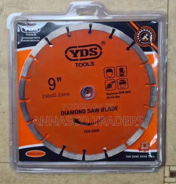 YDS 9inch 9" Diamond Circular Cutting Disc