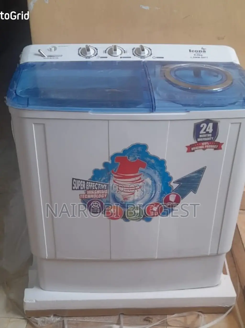 Icona 9kgs Twin Tub Washing Machine