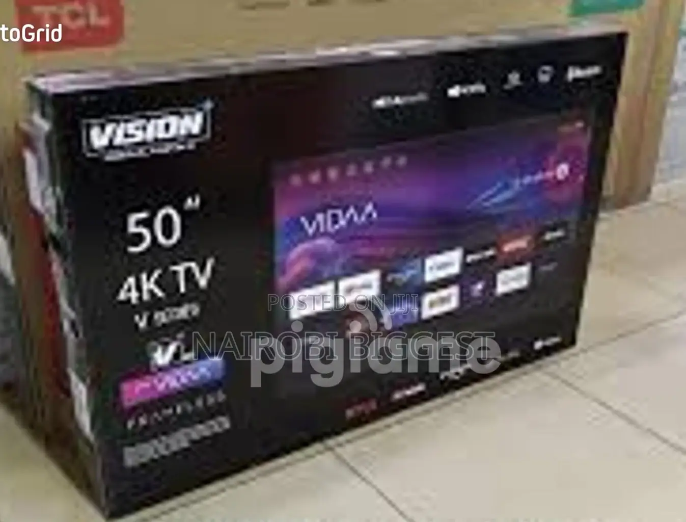 Vision 50" Frameless Vidaa Television
