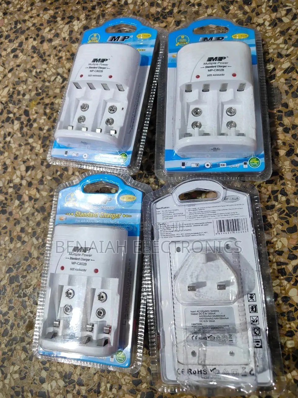 Battery Charger.Mp-c802b for AAA/AA .Can Charge 2 to 4