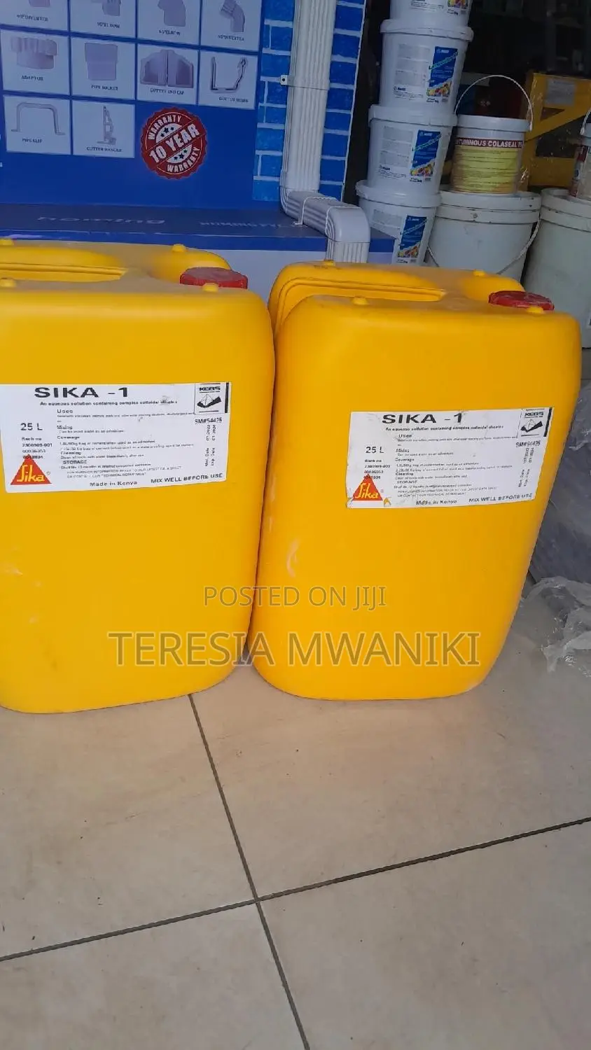 25ltrs Sika-1 Waterproofing Admixture for Concrete 