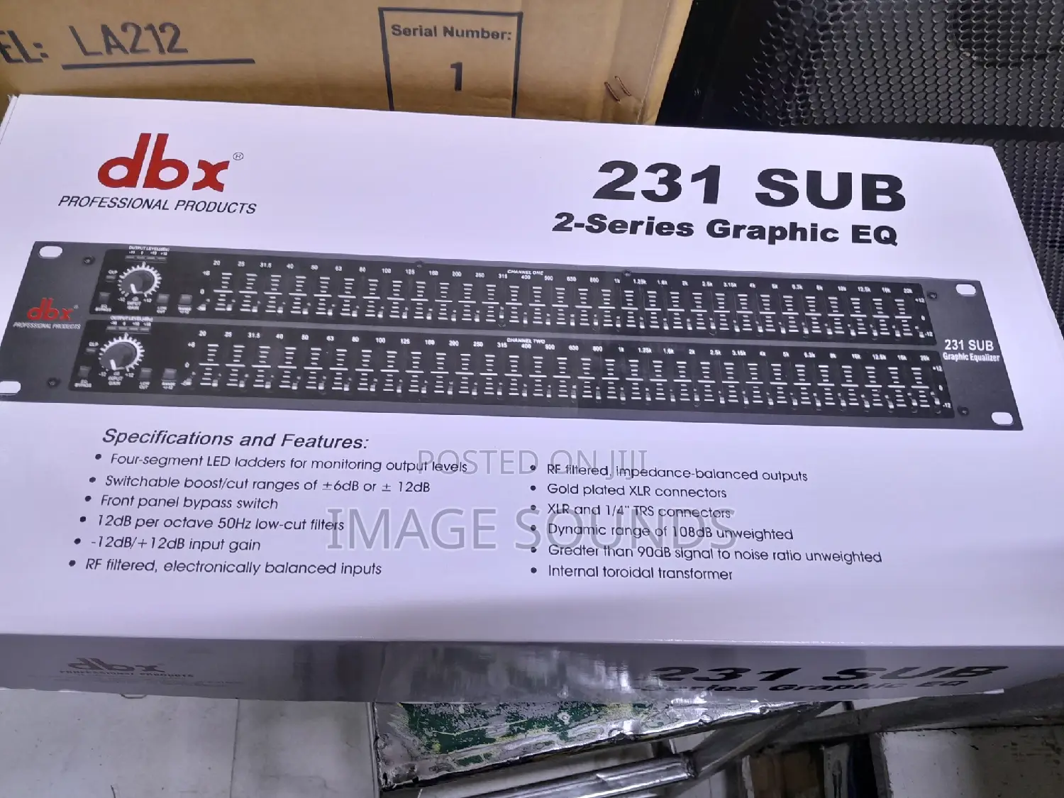 Equalizer DBX 231 Sub Double