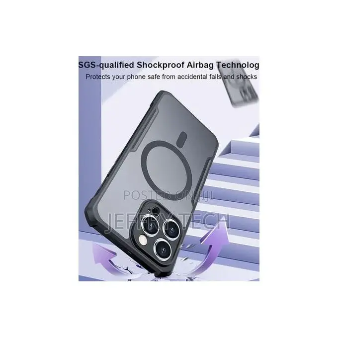 iPhone 15 Pro Max /iPhone 15 Pro Transparent Shockproof Magn