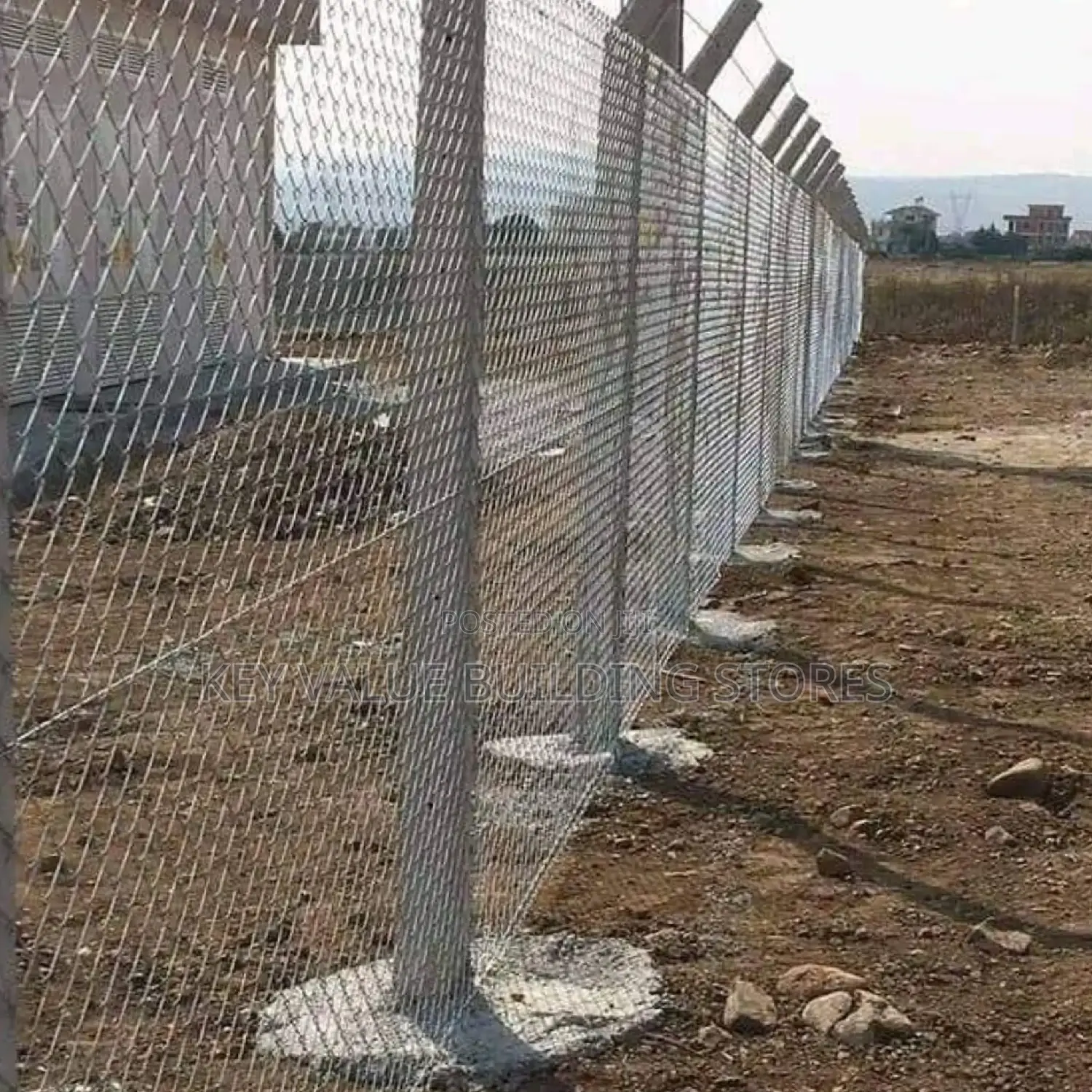 Top Quality Galvanized Chainlink Fencing Mesh 10g-(3.2mm)