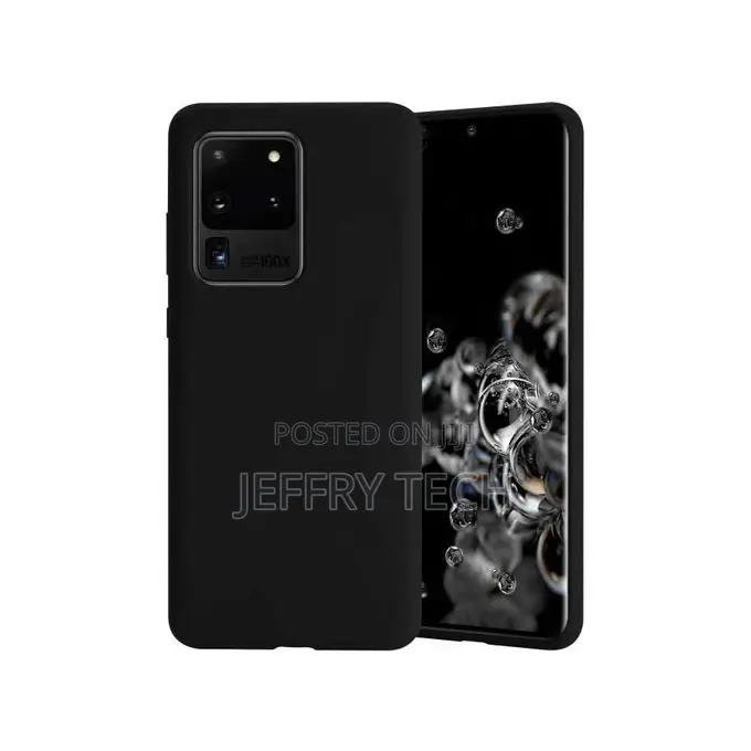 Samsung S20 Ultra Silicone Back Case + Screen Protector