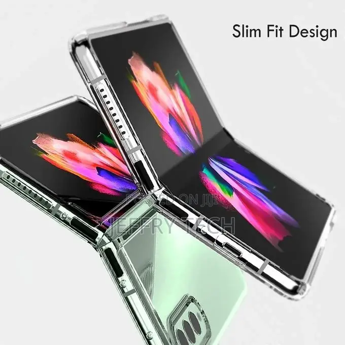 Samsung Galaxy Z Fold 3 Transparent Back Cover With Temper G