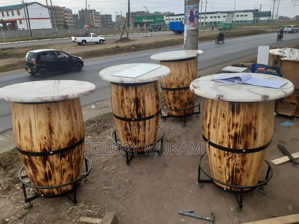 Brand New Barell Tables Torched
