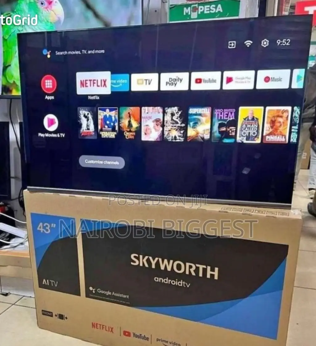 Skyworth 43" 4k Frameless Television