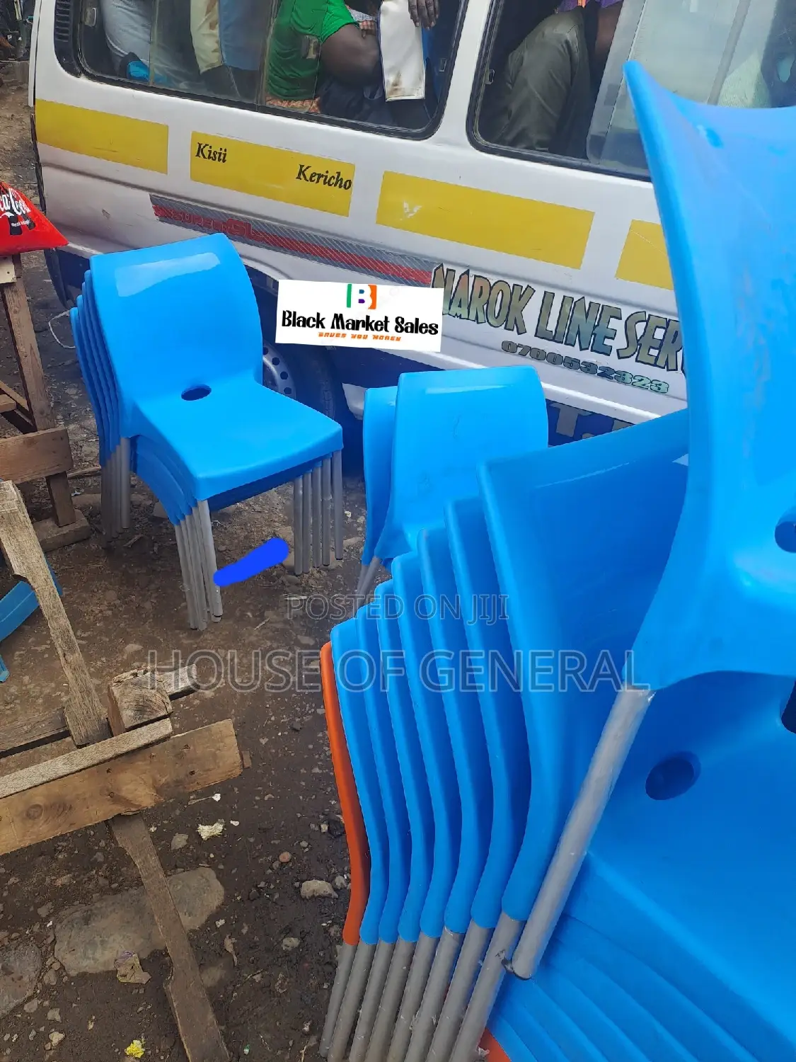 Relaxo Armless Plastic Chair With Metal Legs