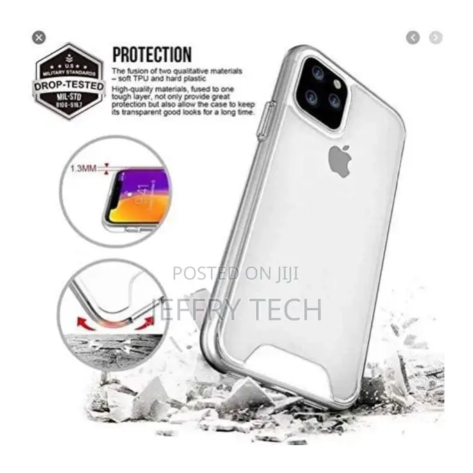 Space Transparent Back Cover for iPhone 12