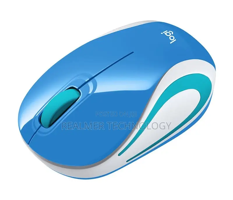 Logitech M187 Mini Wireless Mouse - Blue - 910-002733