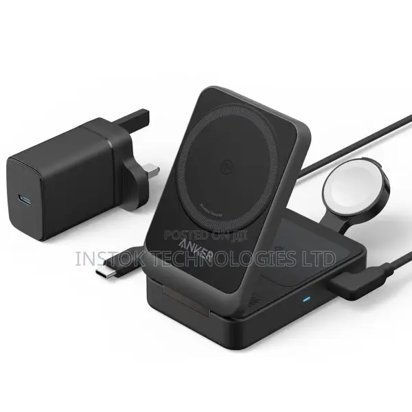 Anker Maggo Wireless Charging Station (Foldable 3-in-1)