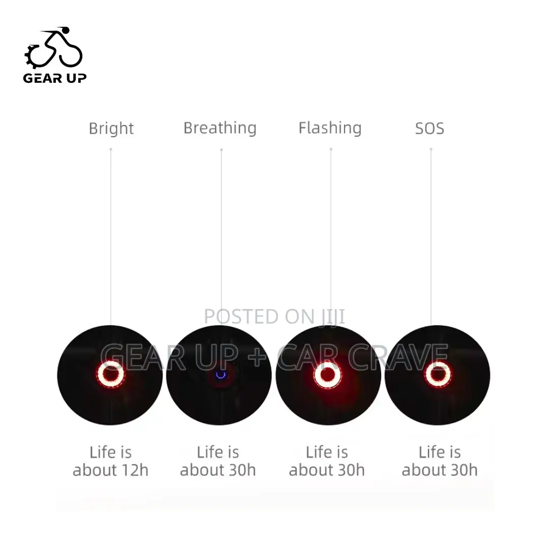 Rockbros Smart Brake Sensor Rear Bicycle Cycling Light