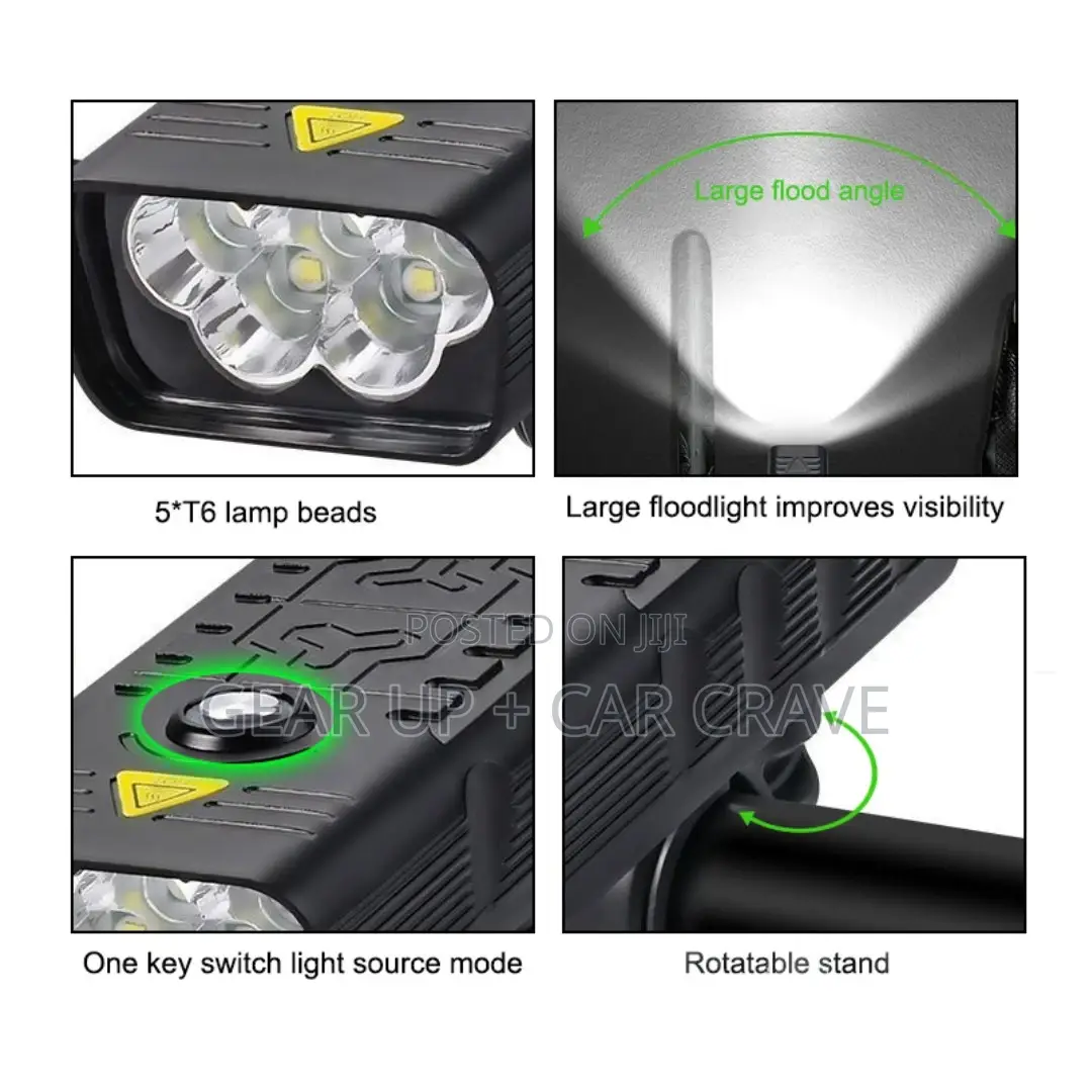 Bicycle Cycling Bright 1000 Lumen Front Head Light Powerbank
