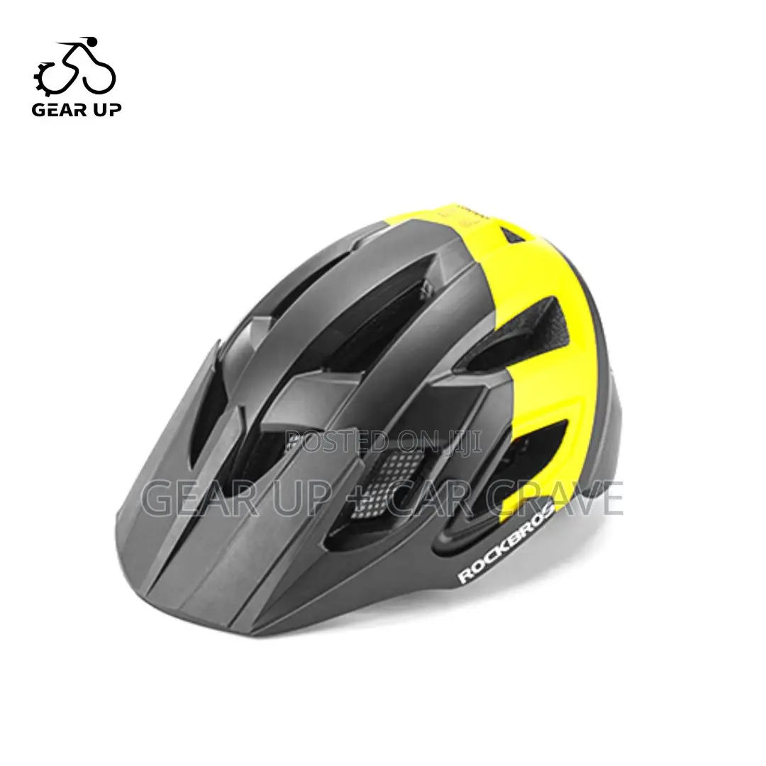 Yellow -Black Rockbros Mountain Bike MTB Cycling Helmet