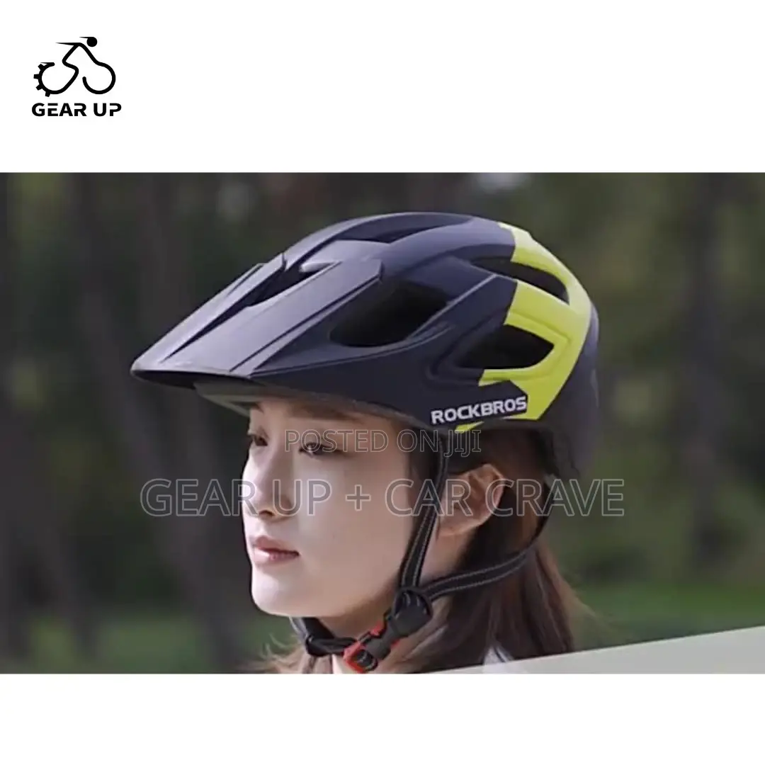 Yellow -Black Rockbros Mountain Bike MTB Cycling Helmet
