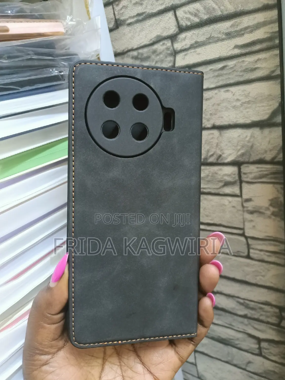 Leather Flip Case For Tecno Spark 20 Pro Plus