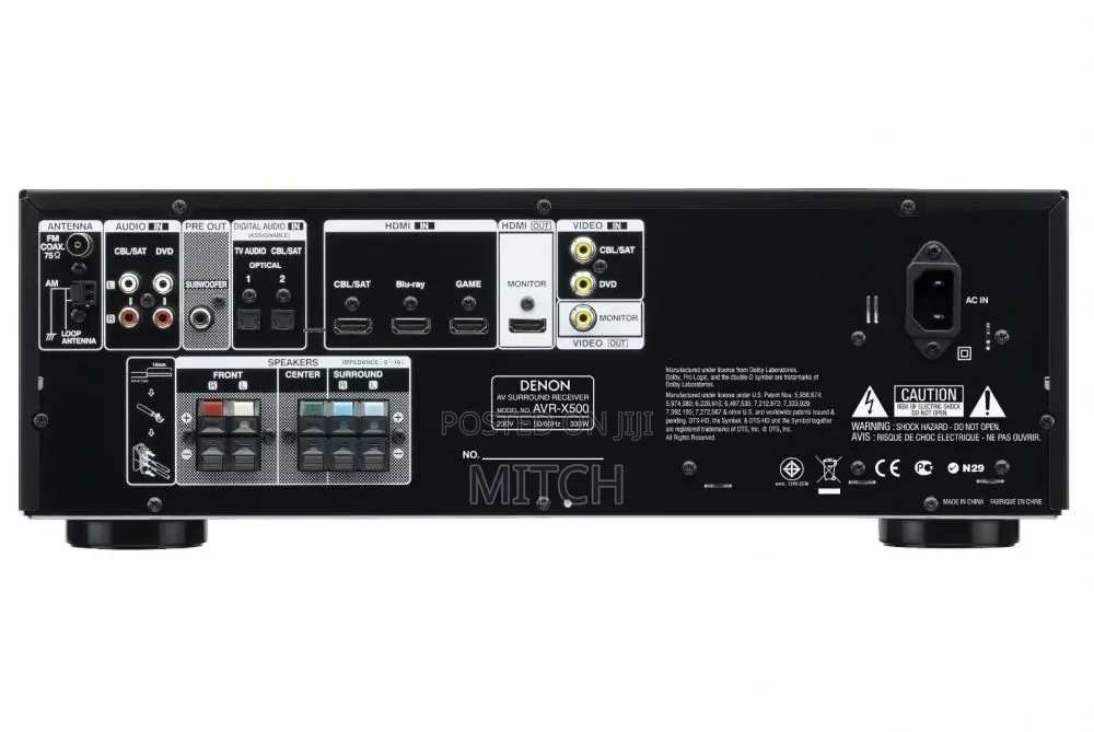 Denon Avr-X500 Av Surround Receiver