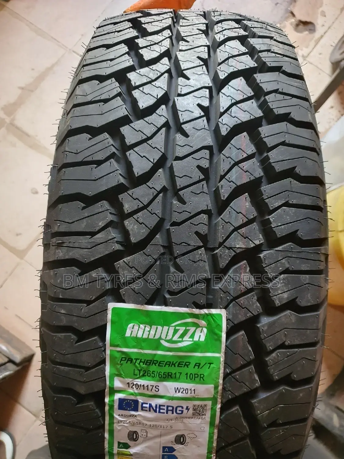 265 /65 R17 ARDUZZA a/T (10 Ply)