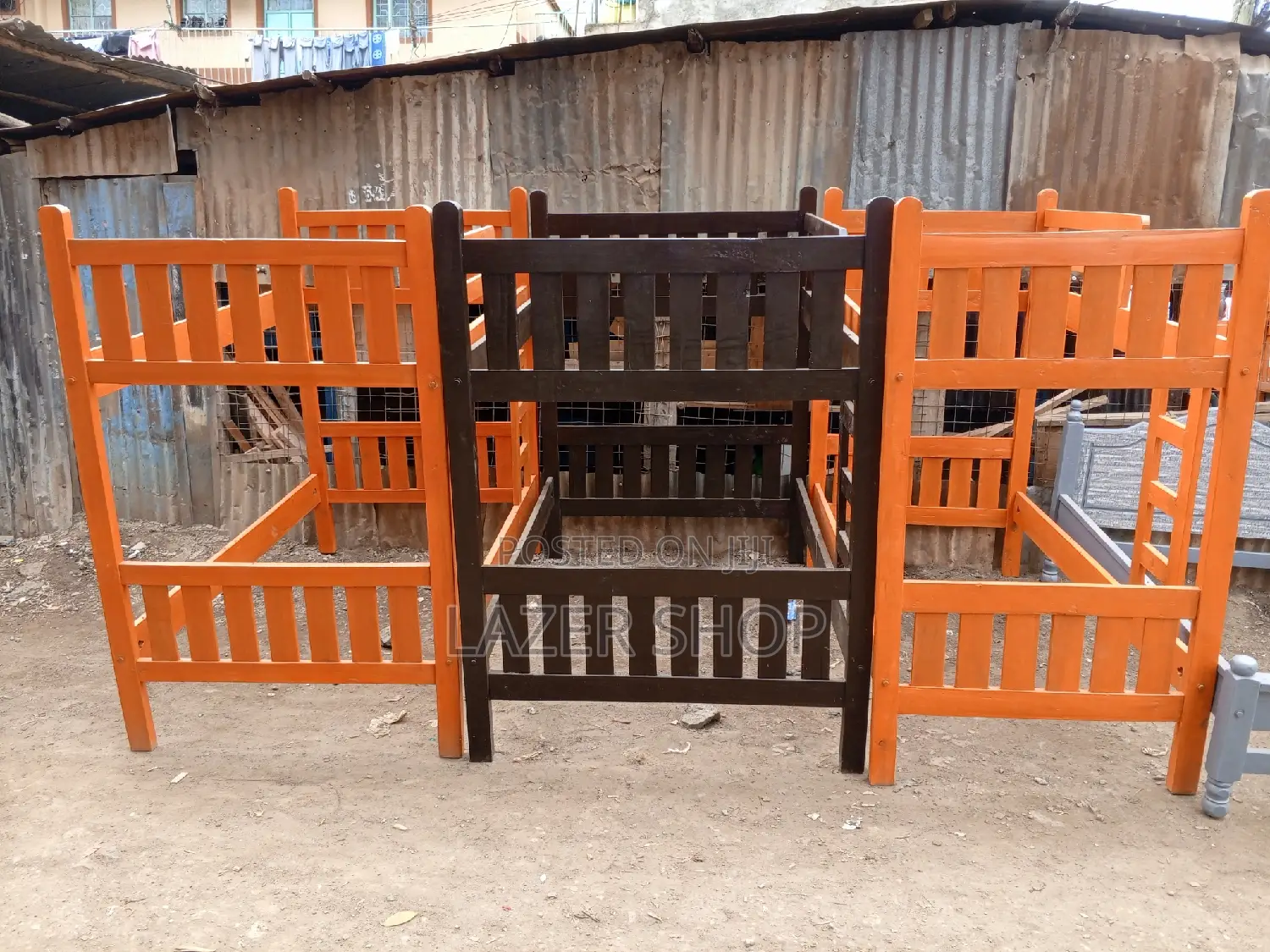 Hardwood Twin Beds