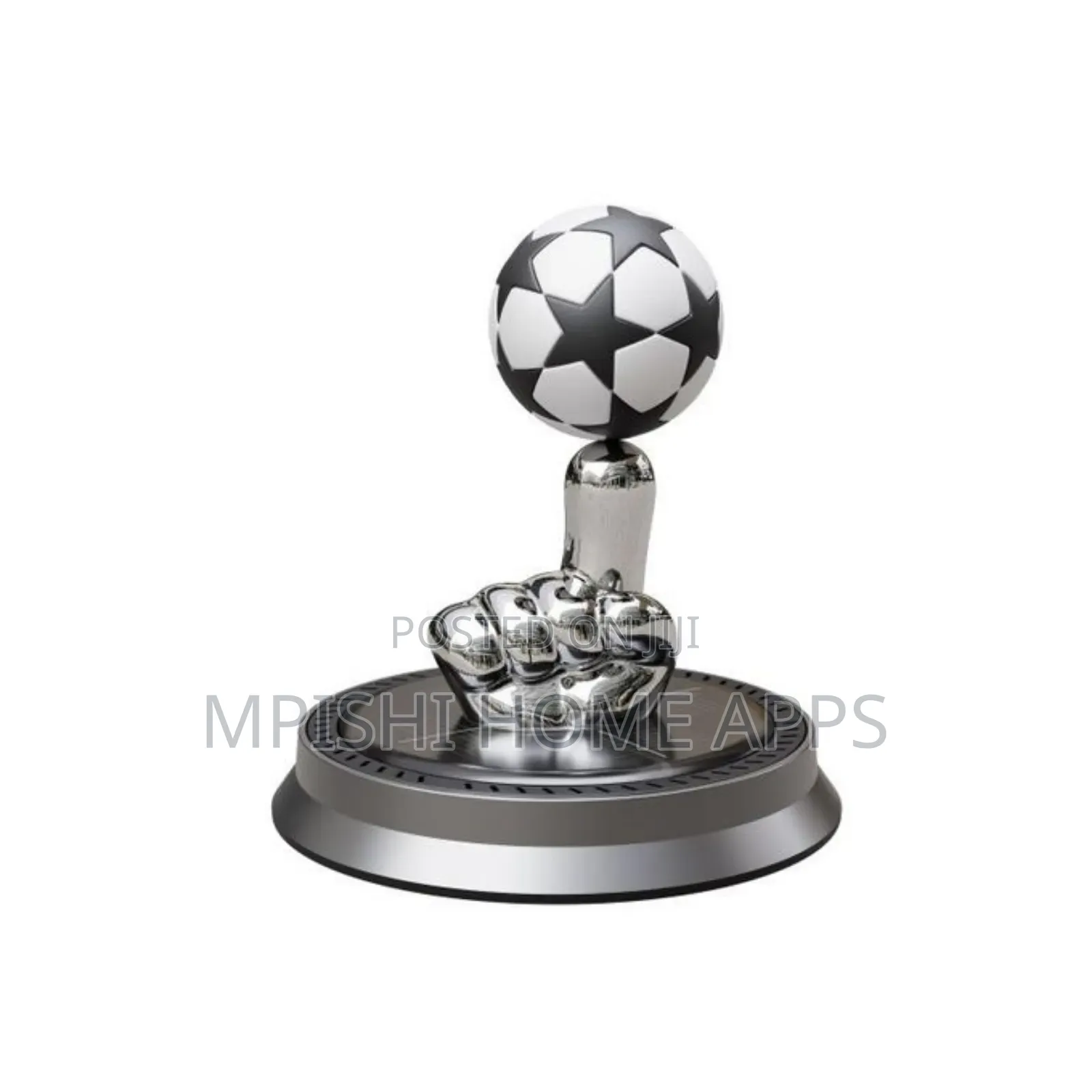 Solar Rotating Finger Football Car Air Freshener