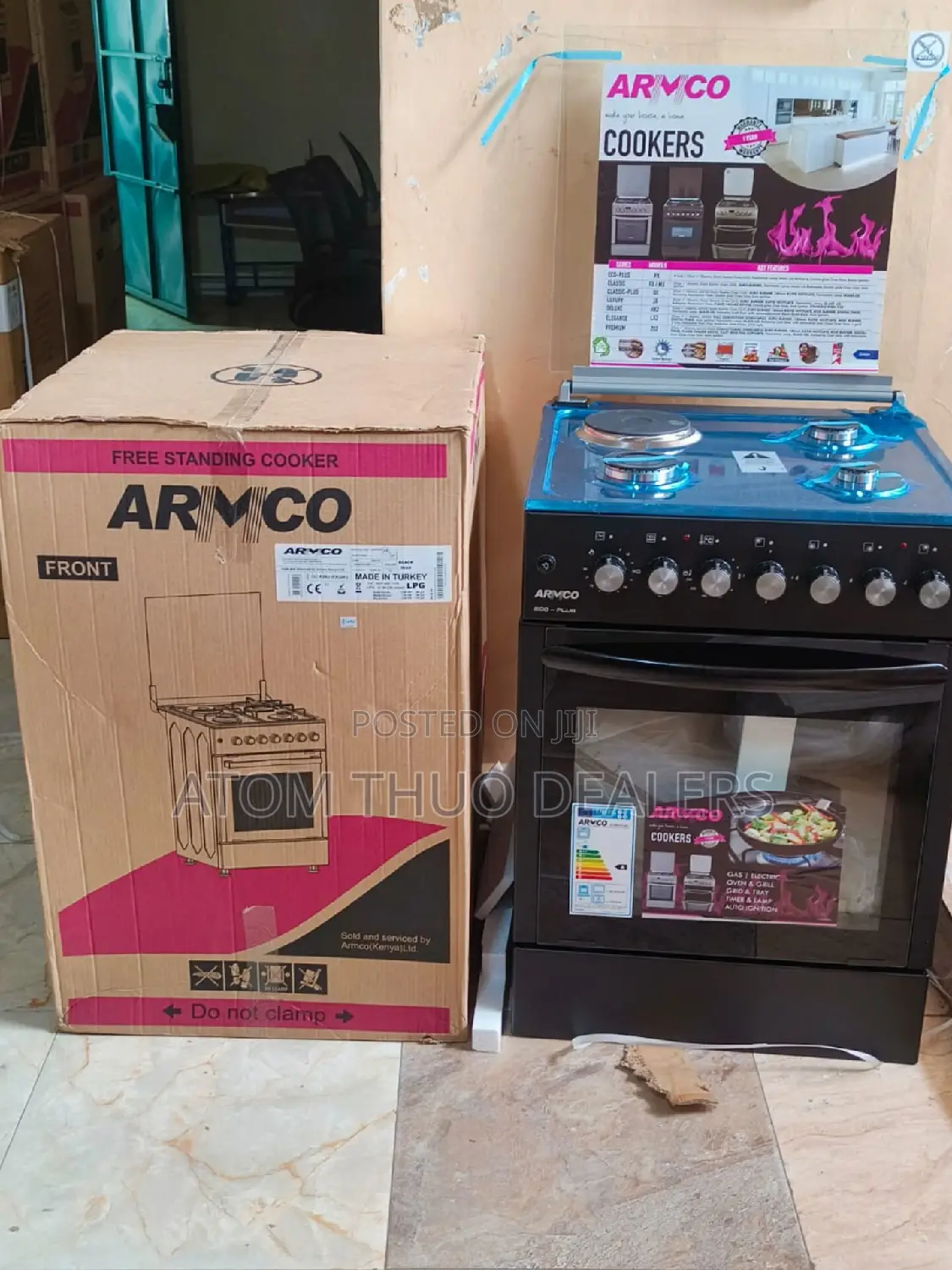 Armco 60*60 3+1 Standing Cooker Plus Electric Oven,