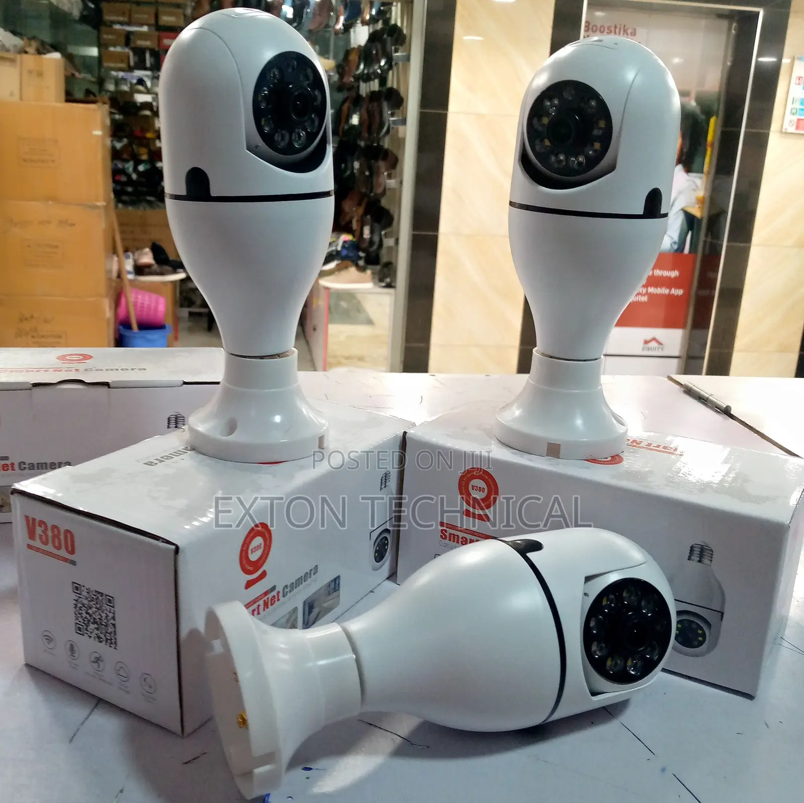 Home Light Bulb Camera , Wifi V380 Wireless Security Camera