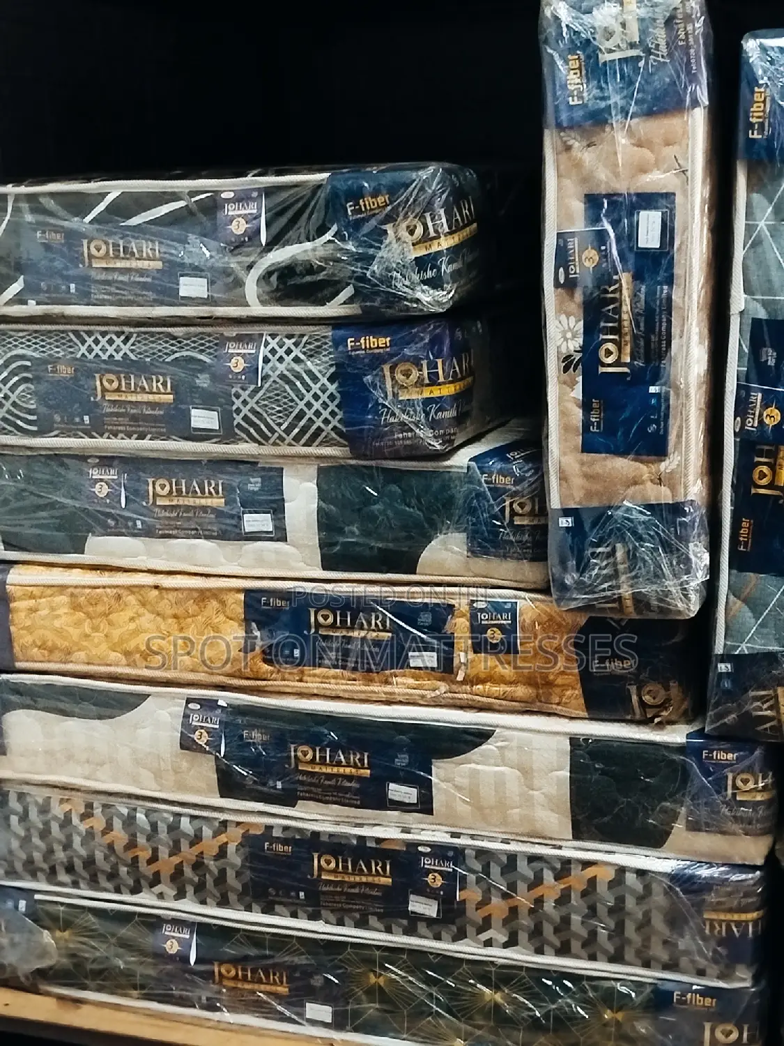 Johari Fiber 5by6 8inch HD Quilted Mattresses.