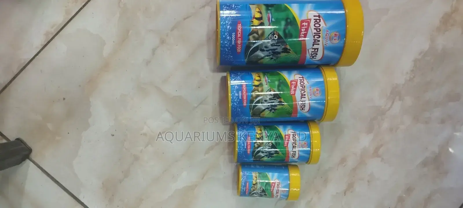 100ml,250ml,500ml Fish Flakes,