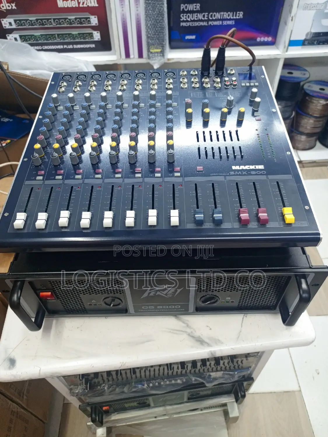 Public Address Peavey Cs6000 Amplifier+8 Channel Sound Craft
