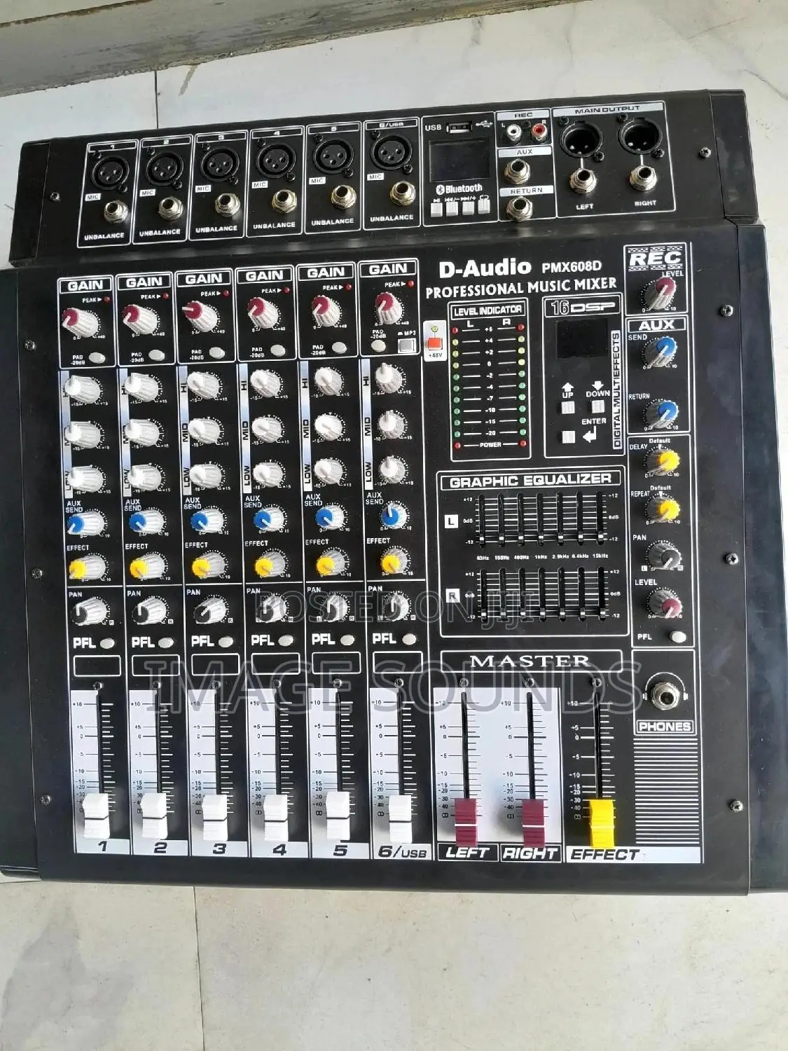 Powered Mixer 6channel D-Audio