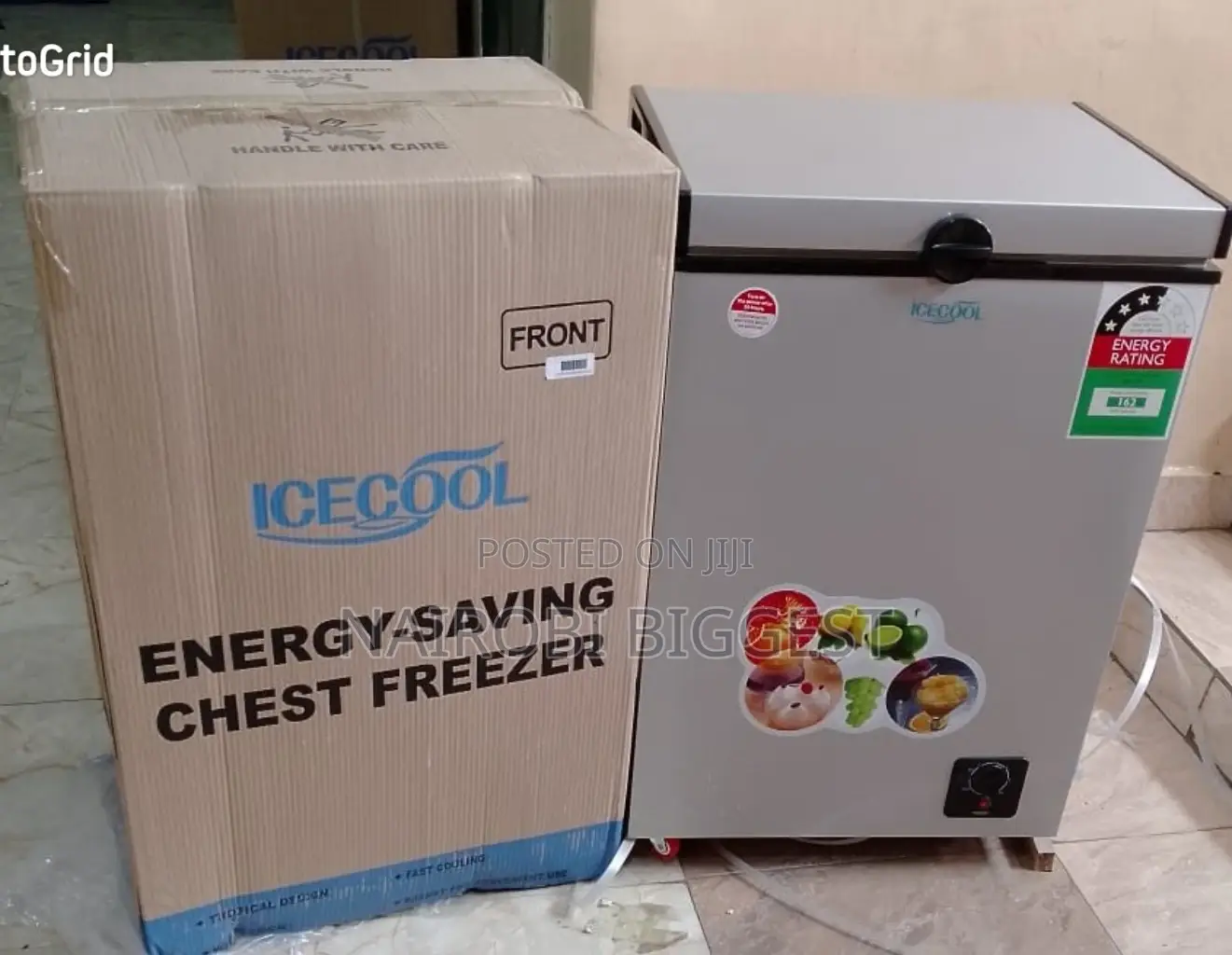 Icecool 109 Litres Silver Best Freezer