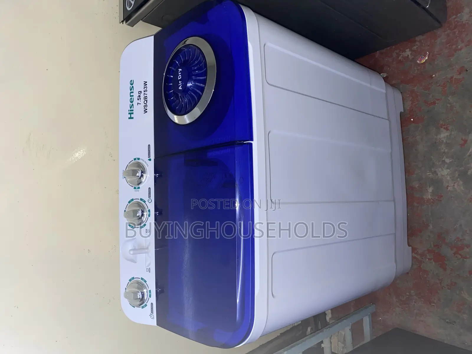 Hisense 7.5kg Twin Tub Washing Machine