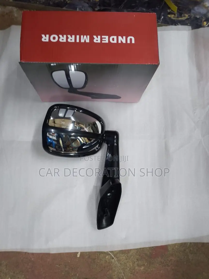 Universal White Bonnet Wind Fender Mirror