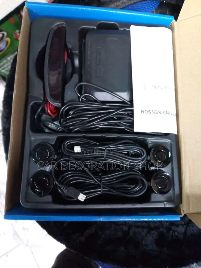 Black 4pc Rear Bumper Reverse Parking Sensors