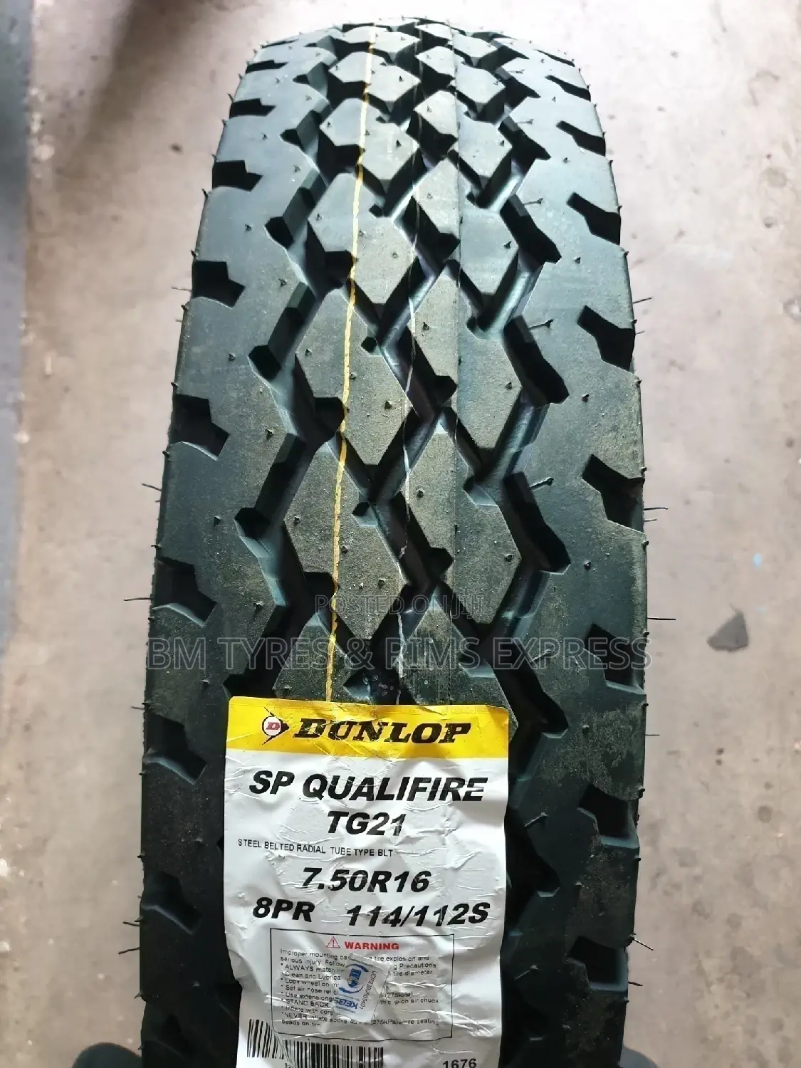 750 R16 Dunlop TYRES