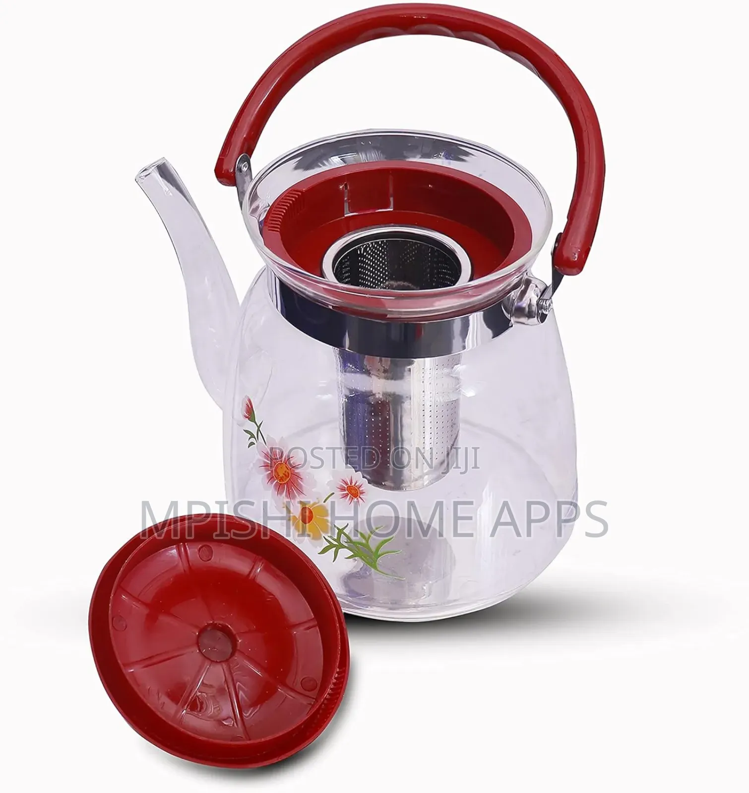 Heat Resistance Glass Teapot 2.2L