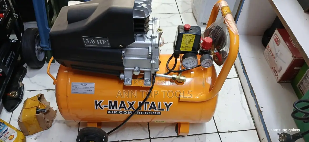25 Litres 3 Hp Kmax Italy Air Compressor