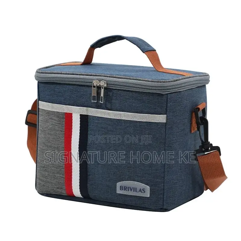 Denim- Oxford Insulated Lunch Bag