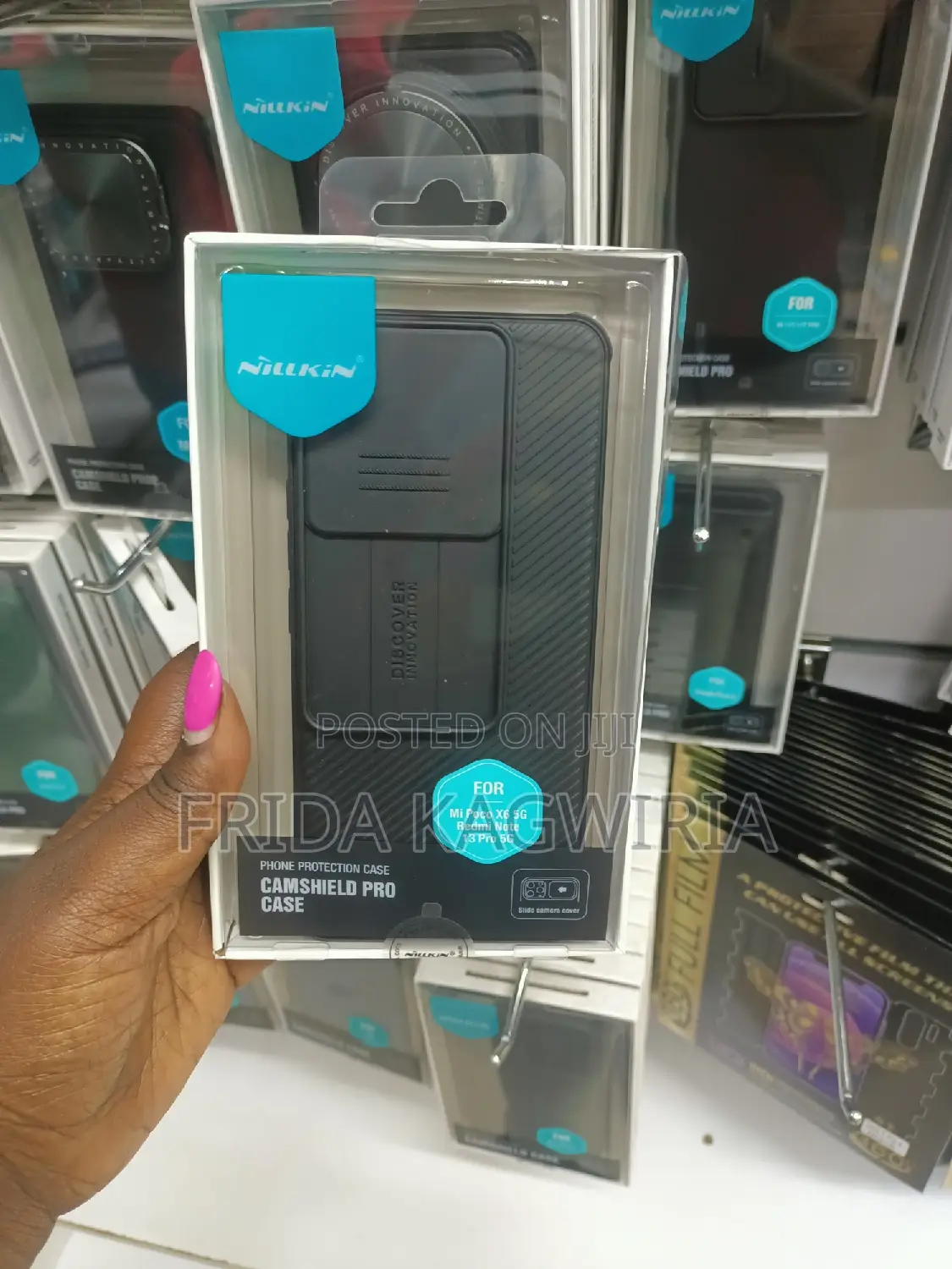 Redmi Note 13 Pro 5g Nilkin Camshield Back Cover