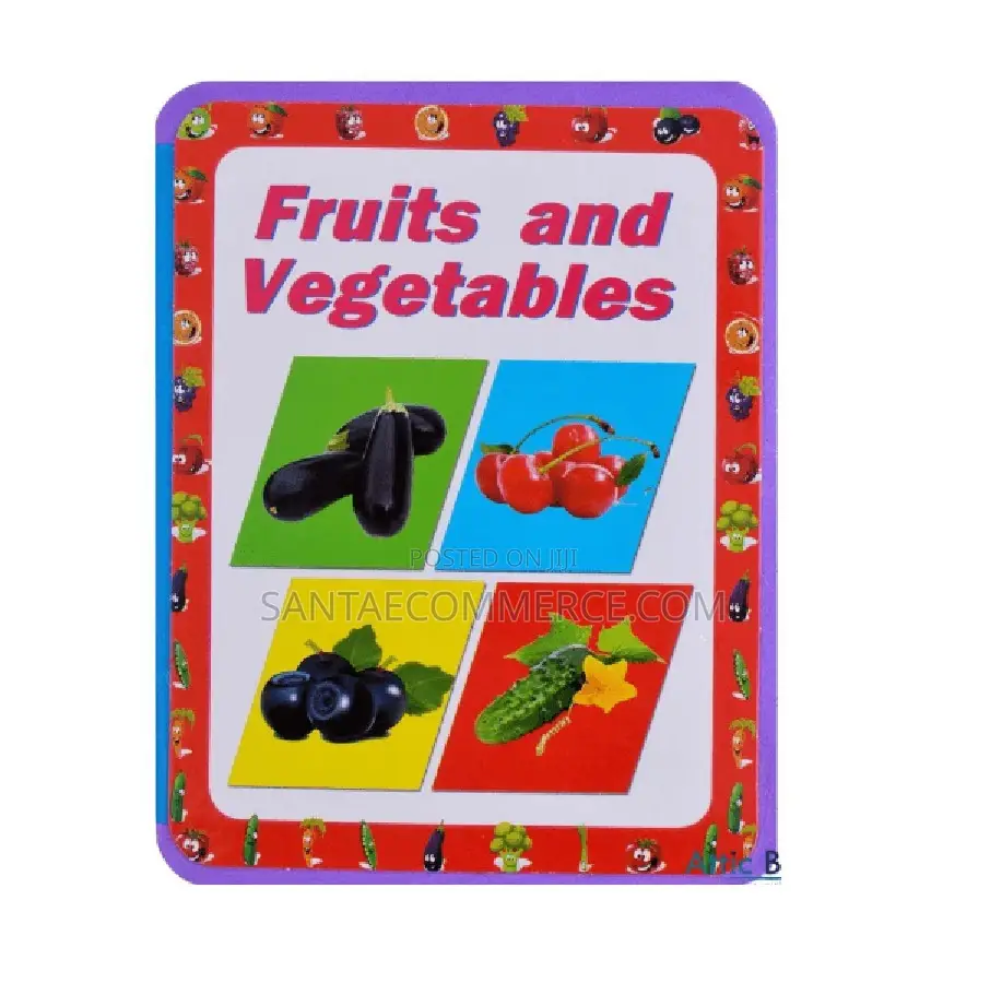 Fruits And Vegetables Kids Mini Learning Book
