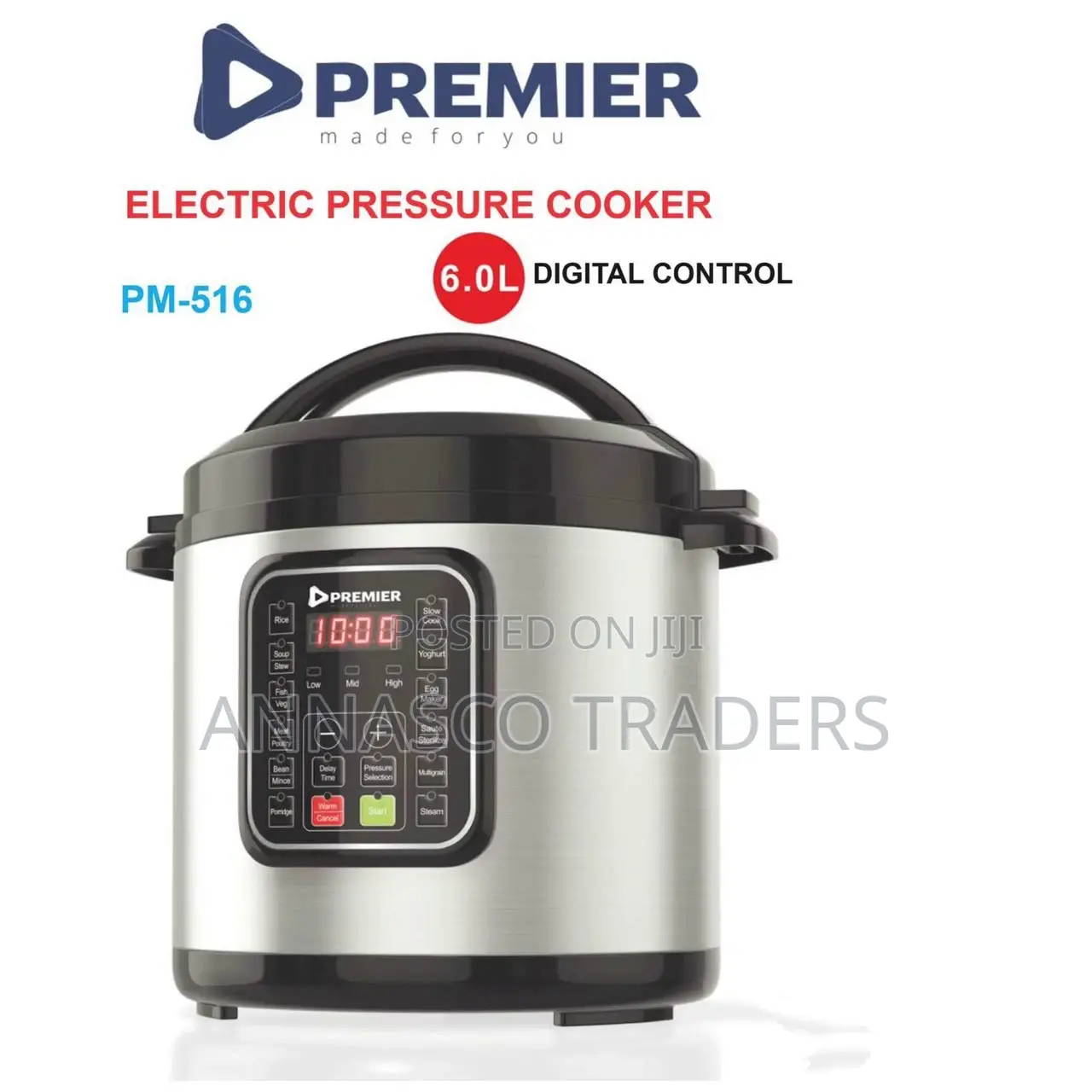 Premier Electric Pressure Cooker 6L Digital Control